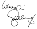Whoopi Goldberg's signature