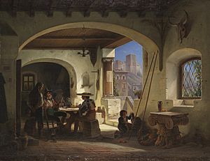 Archivo:Wilhelm Gail Picadores in einer spanischen Taverne 1842