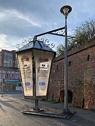 Archivo:"Timisoara has the first electric street lighting in Europe" monument lamp --- file 01