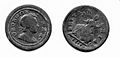 1719 George I farthing lighter