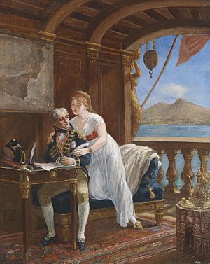 Archivo:Admiral Nelson und Lady Hamilton in Neapel