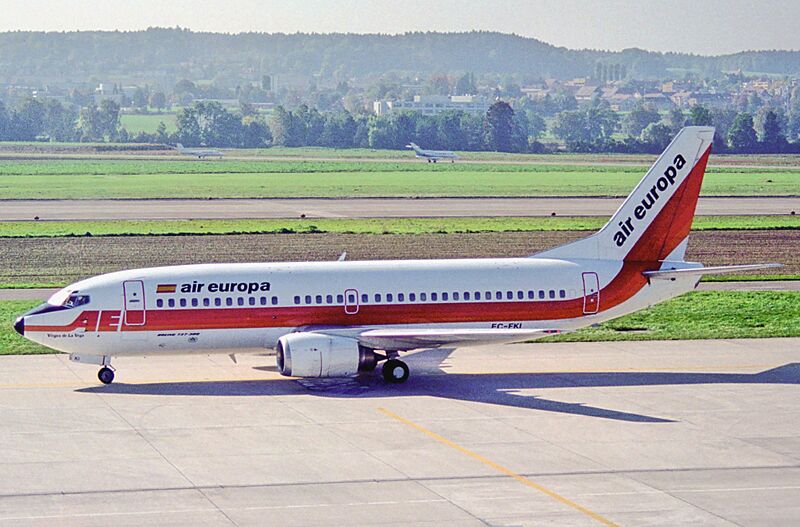 Air Europa Boeing 737-300; EC-FKI@ZRH;07.10.1995 (4822378350)