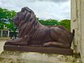 Another Lion Bronze Statue at Liberty Park in Colón