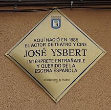 Aquí nació José Ysbert (cropped)