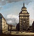 Bernardo Bellotto - The Kreuzkirche in Dresden - WGA01822