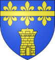 Blason ville fr Bazoges-en-Pareds (Vendée)
