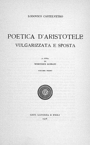 Archivo:Castelvetro - Poetica d'Aristotele vulgarizzata e sposta, 1978 - 1783618 F
