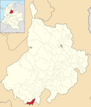 Colombia - Santander - Albania.svg