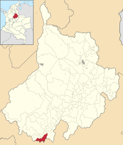 Albania ubicada en Santander (Colombia)
