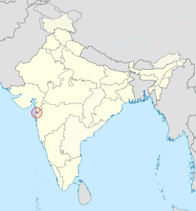 Dadra and Nagar Haveli in India (disputed hatched).svg