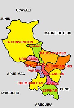 Archivo:División Politica del Cusco