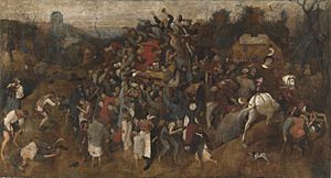 Archivo:El vino de la fiesta de San Martín (Pieter Brueghel el Viejo) (restaurada)