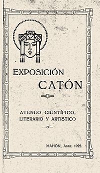 Archivo:Exposición Mahón abr. 1922