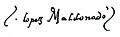 Firma del Gabriel Lopez Maldonado