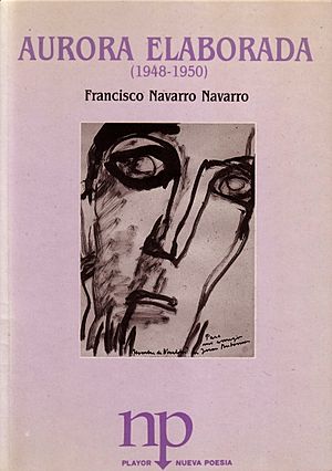Archivo:Francisco Navarro Navarro, portada del libro "Aurora elaborada".