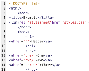 Archivo:HTML source code example