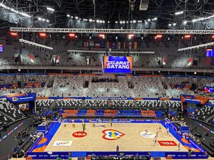 Archivo:Indonesia Arena 3 September 2023 - Pre Match BRA vs LAT