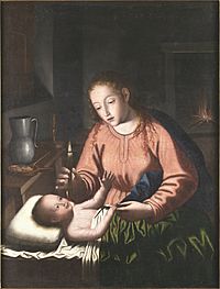 Archivo:Juan Sánchez Cotán - The Virgin awakening Child Christ - 1603-1627