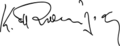 Karolos Papoulias Signature