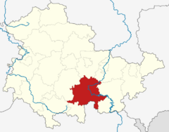 Location map SLF in Thuringia.svg