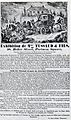 Madame Tussaud affiche 1835