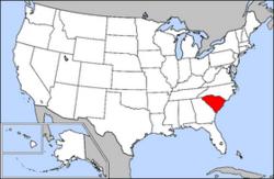 Archivo:Map of USA highlighting South Carolina