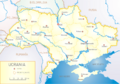 Map of Ukraine political eswiki
