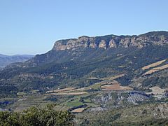 Morrón de Güell, serra d'Esdolomada