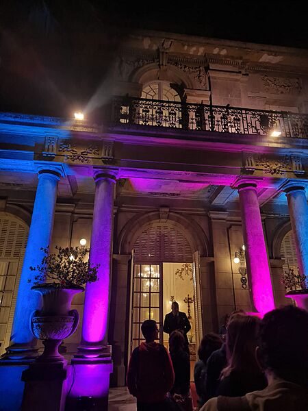 Palacio Taranco en la noche