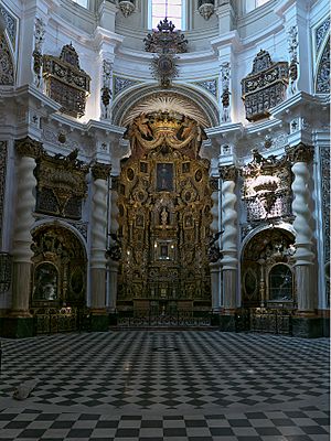 Archivo:Retablo mayor de la Iglesia de San Luis de los Franceses (Sevilla)