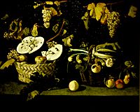 Still life with watermelon and grapes (c. 1670) - Josefa Ayala (1630 - 1684) (22364505101)