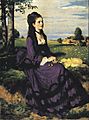 Szinyei Merse, Pál - Lady in Violet - Google Art Project