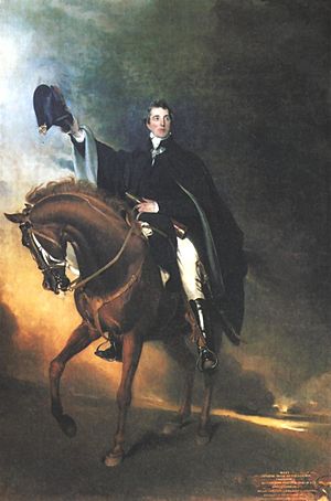 Archivo:The Duke of Wellington on Copenhagen (1818) by Thomas Lawrence