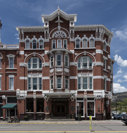 The Strater Hotel, opened in 1888 during a mining boom in Durango, Colorado LCCN2015632887.tif