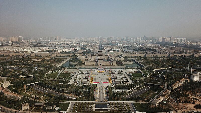 The skyline of Datong(Southgate)2019