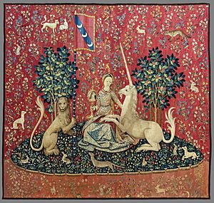 Archivo:(Toulouse) Le Vue (La Dame à la licorne) - Musée de Cluny Paris