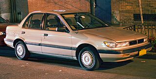 1991 Mitsubishi Mirage LS, NYC.jpg