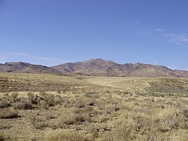 2014-10-09 15 14 47 View of Granite Peak from about 5300 feet on Hinkey Summit Road south of Hinkey Summit in Humboldt County, Nevada.JPG