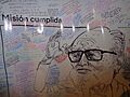 A memorial to the life of Julio César Trujillo a member of the National Congress from 1979 to 1984 PUCE campus Quito 20th May 2019