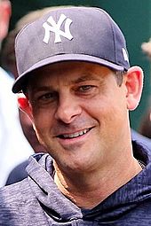 Archivo:Aaron Boone June 18, 2018 (50121262646) cropped