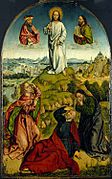 Aelbrecht Bouts's painting 'The Transfiguration', late 15th Century