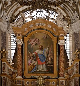 Archivo:Altar of St Louis in the Church of St. Louis of France