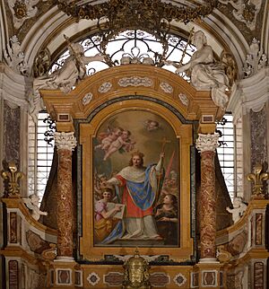 Archivo:Altar of St Louis in the Church of St. Louis of France