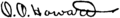 Appletons' Howard Oliver Otis signature