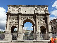 Arch of Constantine - Rome, Italy - DSC01388