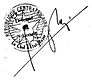 Bokassa signature 1964.jpg