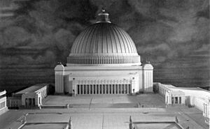 Archivo:Bundesarchiv Bild 146-1986-029-02, "Germania", Modell "Große Halle"