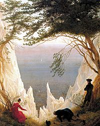 Archivo:Caspar David Friedrich's Chalk Cliffs on Rügen
