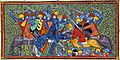 Charles Martel at Battle of Tours, Great Chronicles of France (27686528435)