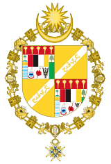 Archivo:Coat of Arms of Abdul Halim (Order of Charles III)